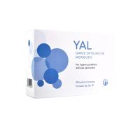 Yal garze oftalmiche monouso per l'igiene dell'area perioculare 20 pezzi