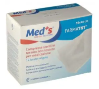 Meds garza sterile 36x40 cm in tessuto non tessuto per medicazioni 12 pezzi