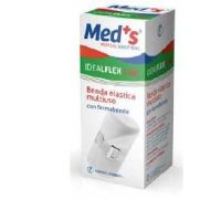 Med's Idelflex Line benda elastica cotone nylon con fermabenda 4,5 x 6cm