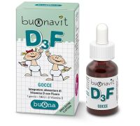 Buonavit D3 F integratore per la struttura di ossa e denti gocce 12ml
