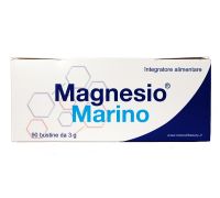 Magnesio Marino integratore per la funzione muscolare e il sistema nervoso 90 bustine
