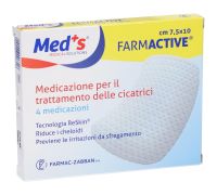 Farmactive cerotto cicatrici 7,5 x 10cm 4 pezzi
