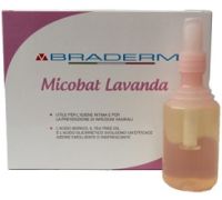 Braderm Micobat Lavanda per l' igiene intima e prevenzione delle infezioni della mucosa vaginale 4 flaconcini x 150 ml
