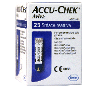 ACCU-CHEK Aviva 25 Strisce Reattive NEW Confezione 3 pezzi