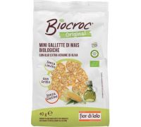 Fior di Loto Biocroc minigallette di mais biologiche senza glutine 40 grammi