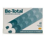 Be-Total Integratore Alimentare Vitamina B Vitamina B12 Acido Folico Energia per Adulti 40 Cpr
