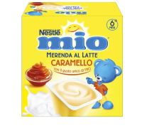 Mio merenda al latte caramello 4 x 100 grammi