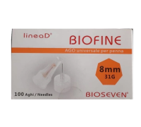 Linea D Biofine ago per penna da insulina g31 8mm 100 pezzi