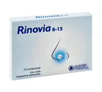Rinovia 8-15 integratore per il benessere di naso e gola 15 compresse