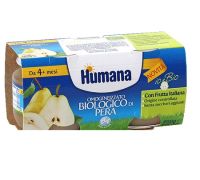 Humana pera bio omogeneizzato 2 x 100 grammi