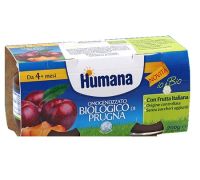 Humana prugna bio omogeneizzato 2 x 100 grammi
