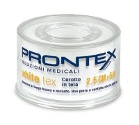 Prontex White Tex cerotto di tela in rocchetto 2,5cm x 5m