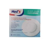 Med's Farmapore medicazione adesiva sterile rotonda 15cm 5 pezzi