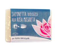 Fior di Loto saponetta rosa mosqueta bio 100 grammi