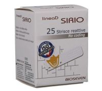 Linea d sirio misurazione glicemia 25 strisce