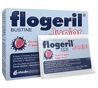 Flogeril Junior gusto fragola integratore ad azione antinfiammatoria 20 bustine