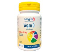 Vegan D integratore per ossa e sistema immunitario 60 compresse