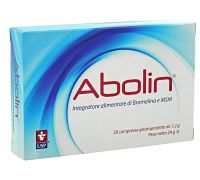 Abolin integratore di bromelina e msm per il drenaggio dei liquidi 20 compresse