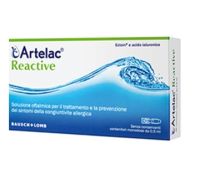 Artelac Reactive soluzione oftalmica per trattamento e prevenzione della congiuntivite allergica 20 flaconcini monodose