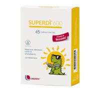 Superdì 600 integratore per ossa e sistema immunitario gusto nocciola 45 capsule softgel