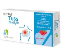 Nutridef Tuss integratore per la tosse gusto lampone 20 pastiglie