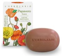 L'Erbolario papavero soave sapone profumato e idratante 100 grammi