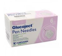 Glucoject Pen Needles ago per penna da insulina G32 6mm 100 pezzi