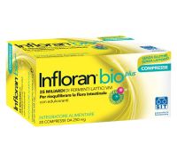 Infloran Bio Plus integratore  di fermenti lattici con vitamine 20 compresse