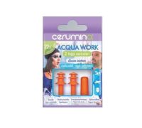 Cerumina Acqua Work tappi auricolari in silicone 2 pezzi 
