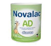 Novalac AD indicato per la gestione dietetica di lattanti e bambini 0-36 mesi con diarrea 600 grammi