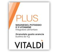 Vitaldì Plus integratore di magnesio potassioe  vitamine 56 bustine