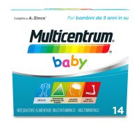 Multicentrum Baby Integratore Alimentare Multivitaminico Multiminerale Vitamine Bambini 3+ 14 Bst