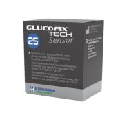 Glucofix tech sensor teststrips 25 strisce