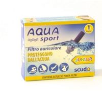 Aqua Sport Scudo filtro auricolare protettivo per l'acqua 1 paio
