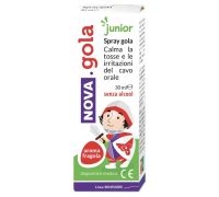 Nova gola spray junior fragola calma tosse e irritazione 30ml