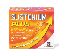 Sustenium Plus integratore energizzante con Vitamine, Minerali e Aminoacidi 22 bustine
