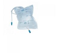 Sacca raccolta urina capacità 2 litri con scarico 130cm 1 pezzo