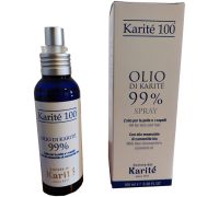 Karité 100 Olio di Karité 99% olio per pelle e capelli spray da 100ml