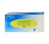 Alvita guanti in lattice misura s 100 pezzi