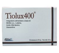 Tiolux 400 integratore per la funzione visiva 30 compresse