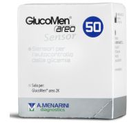 GlucoMen Areo Sensor strisce reattive per la misurazione della glicemia 50 pezzi
