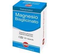 Magnesio Bisglicinato integratore per la funzione muscolare nervosa e per contrastare la stanchezza 60 capsule