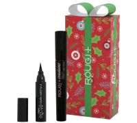Rougj+ Sguardo Intenso cofanetto di natale 02 con eyeliner nero 2,5 grammi + mascara evadamo 8ml