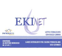 Ekinet garze oculari detergenti 20 pezzi