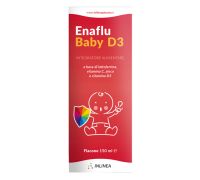 Enaflu Baby D3 integratore per ossa e sistema immunitario soluzione orale 150ml