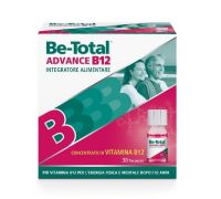 Be-Total Advance B12 Integratore alimentare Vitamina B12 Vitamina B Zinco 30 Flaconcini
