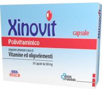 Xinovit polivitaminico integratore di vitamine e oligoelementi 30 capsule