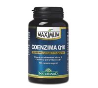 Maximum Coenzima Q10 integratore per la funzionalità cardiaca 100 capsule