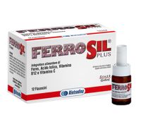Ferrosil Plus integratore a base di Ferro 12 flaconcini 10ml
