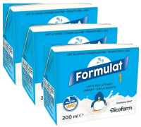 Formulat 1 latte per lattanti dalla nascita liquido 3 x 200ml